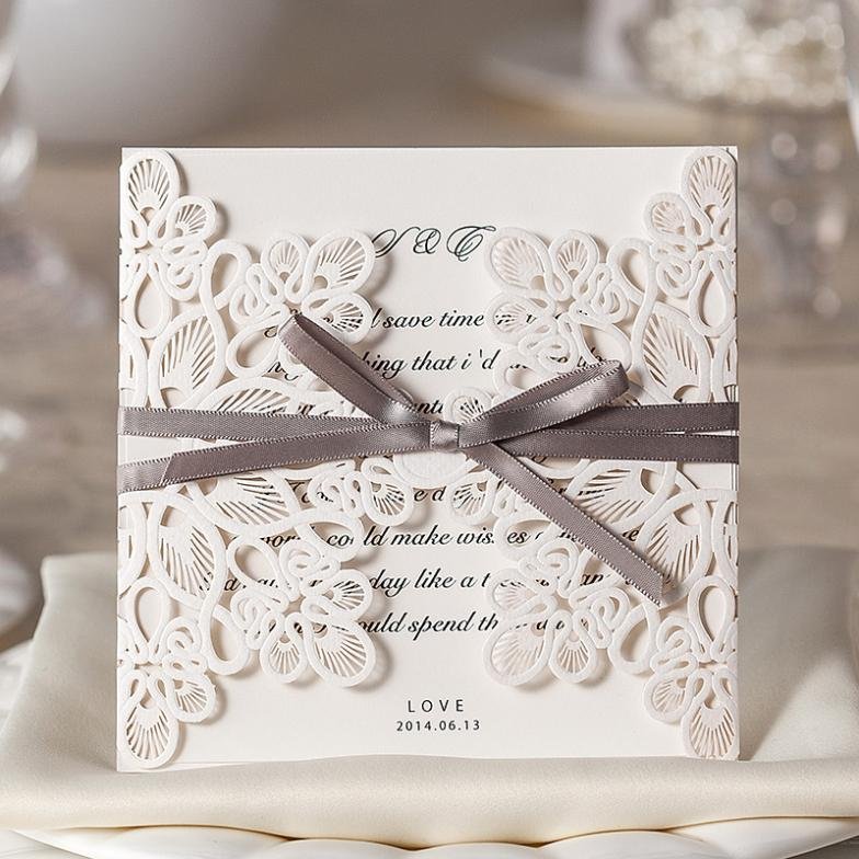Wedding Invitation Ideas With Lace