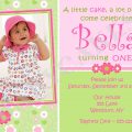 First Birthday Invitation Template Free