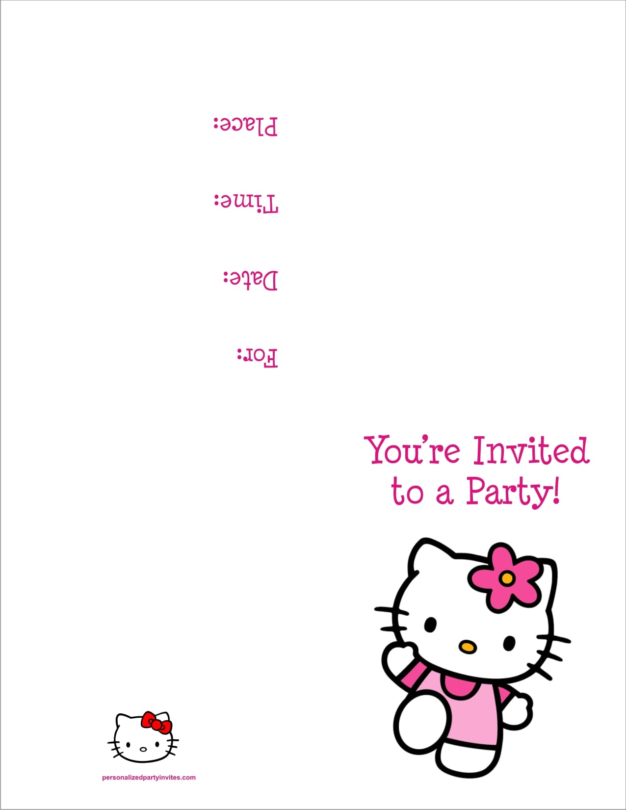 Birthday Party Invitation Printable Birthday Party Invitation Printable