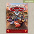 Cars Birthday Invitation Cards Printable