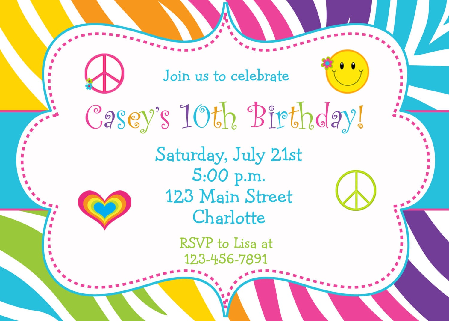 Cool Birthday Invitation Templates