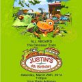 Custom Dinosaur Invitation
