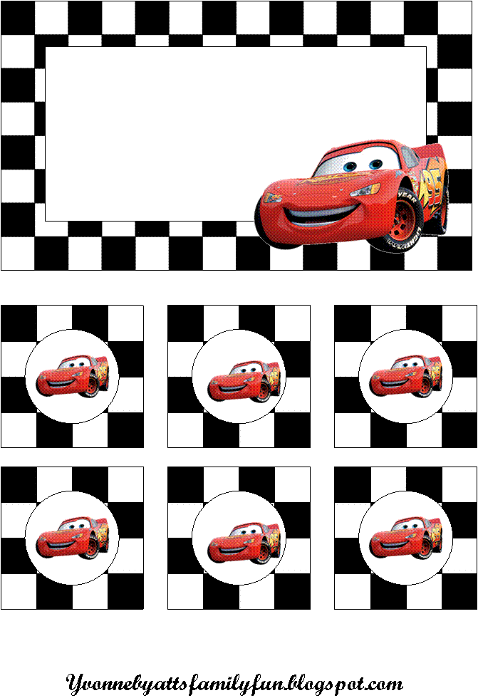 Disney Cars Invitation Template Free
