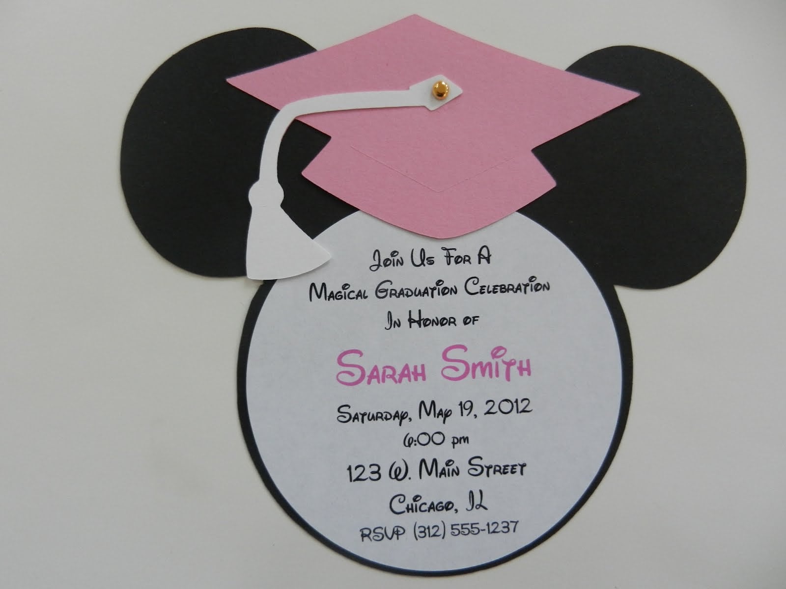 Disney Graduation Invitations