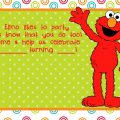 Elmo Invitation Template
