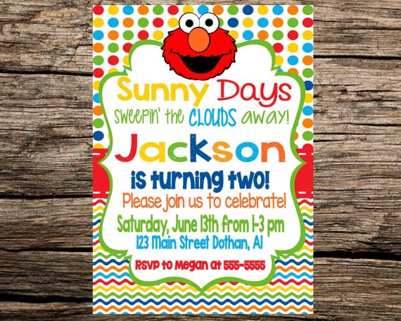 Elmo Email Birthday Invitation Elmo Email Birthday Invitation