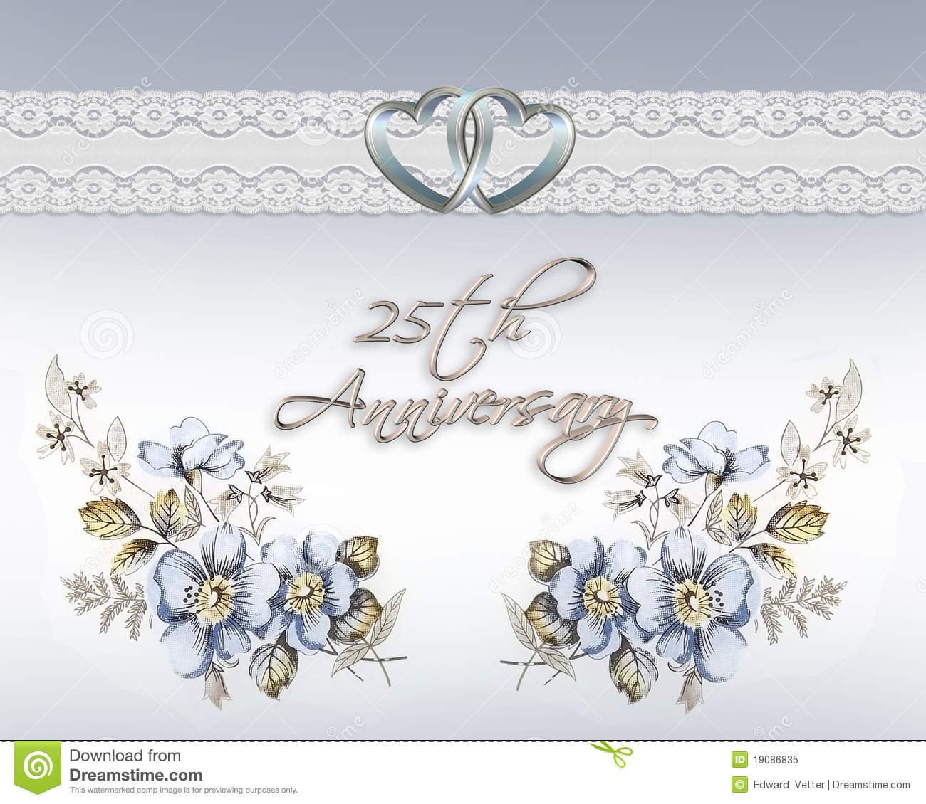 free-25th-wedding-anniversary-invitation