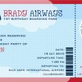 Ticket Birthday Invitation Template Free