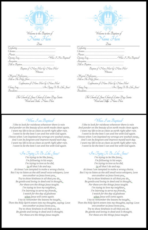 Free Baptism Invitation Template Download