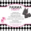 Free Sleepover Birthday Party Invitation