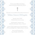Free Christening Invitation Template