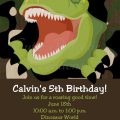 Free Dinosaur Birthday Party Invitation Template