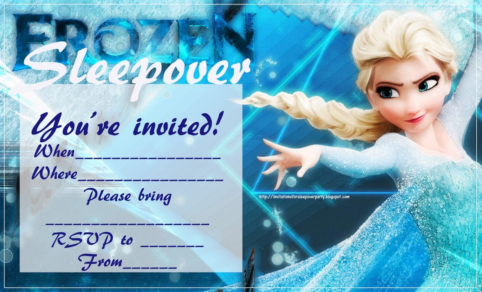 Free Disney Party Invitation Printables