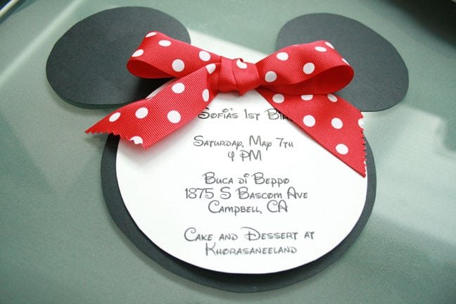Free Minnie Mouse Birthday Invitations Templates