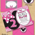 Free Minnie Mouse Invitation With Photo