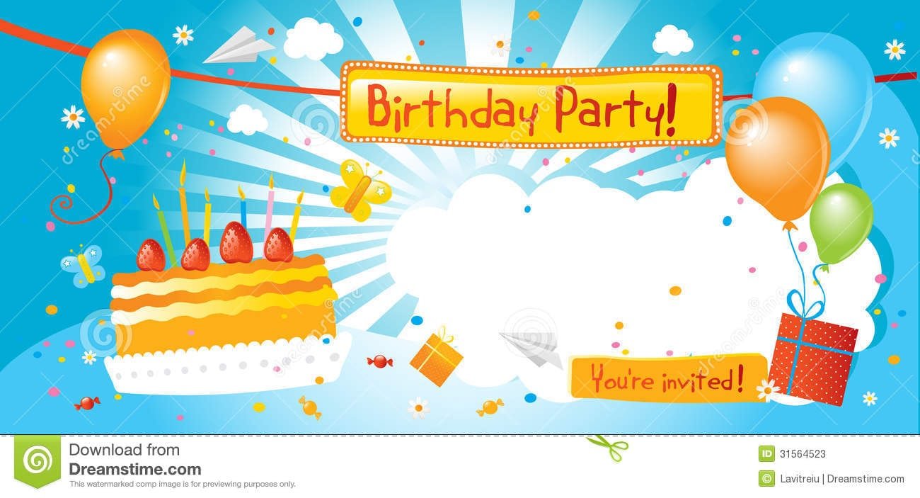 Free Pool Party Birthday Invitation Templates