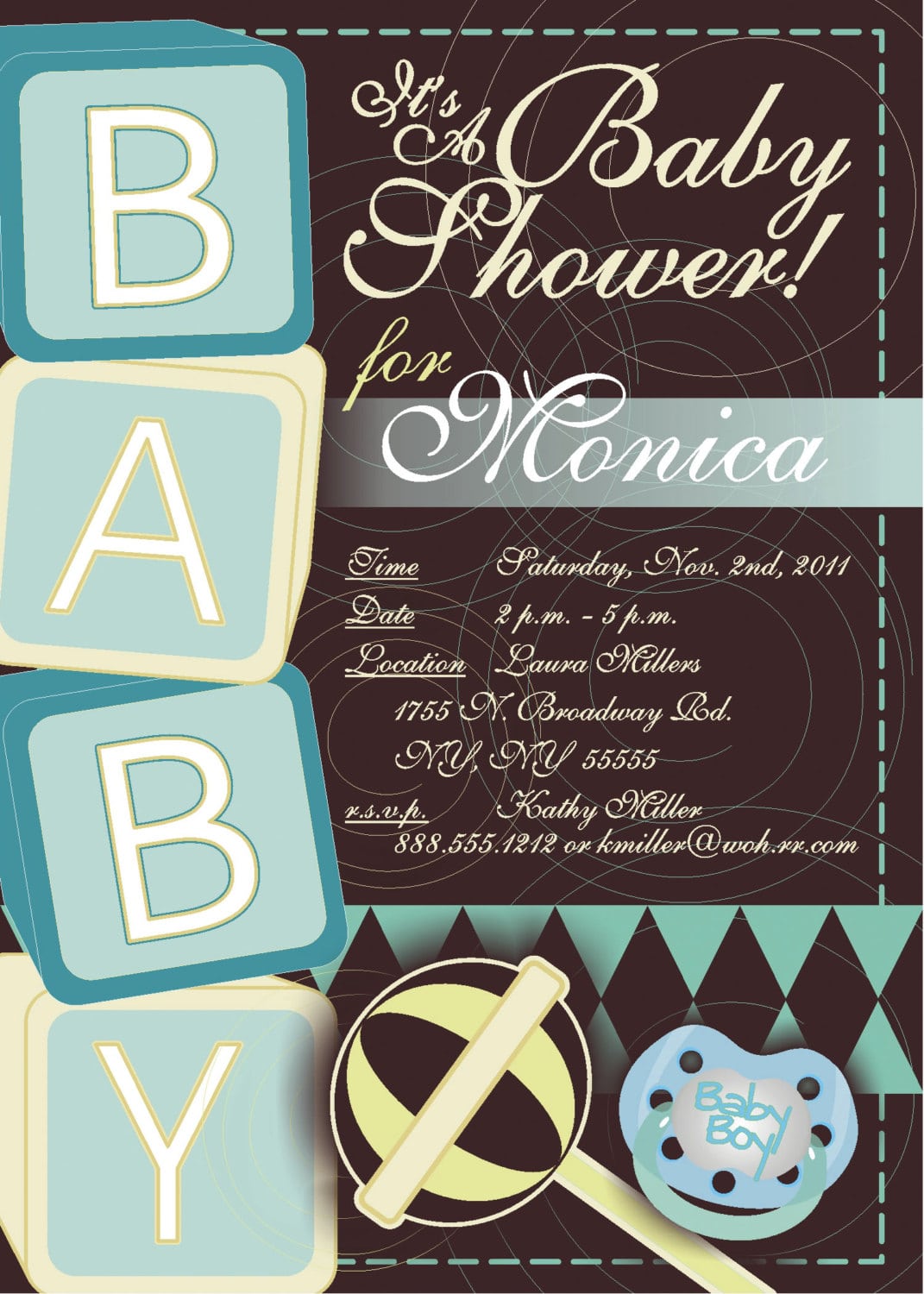 Free Printable Baby Shower Invitations Boy