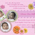 Free Printable Baptism Invitation Template