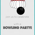 Free Printable Bowling Invitation