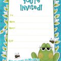 Boy Birthday Invitation Printable Free