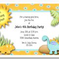 Free Dinosaur Invitation Printables