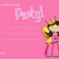 Free Printable Download Princess Invitation