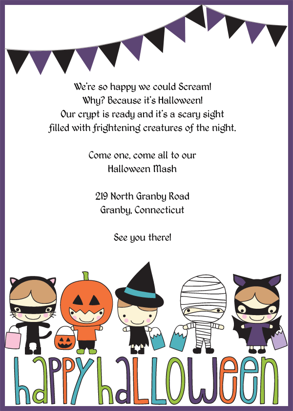 Free Printable Halloween Invitation