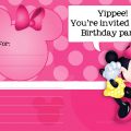Free Minnie Printable Invitation