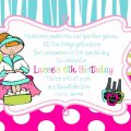Free Printable Spa Birthday Party Invitation
