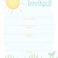 Printable Free Pool Party Invitation