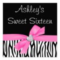 Sweet 16 Birthday Invitation Printable