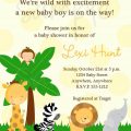 Free Jungle Themed Invitation Template