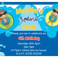 Swimming Party Invitation Template Free