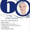 Template Of 60th Birthday Invitation