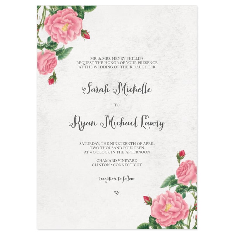 Free Wedding Invitation Samples