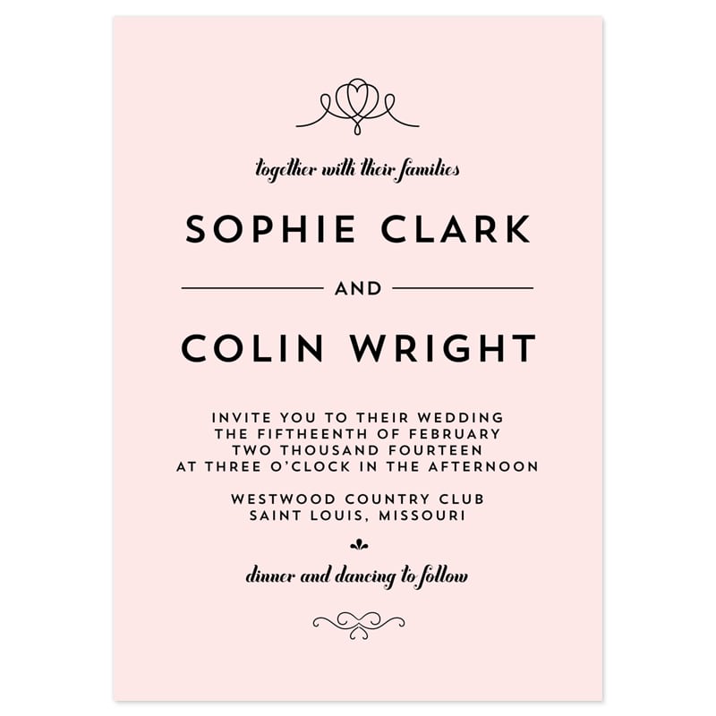 Free Wedding Invitation Samples Australia