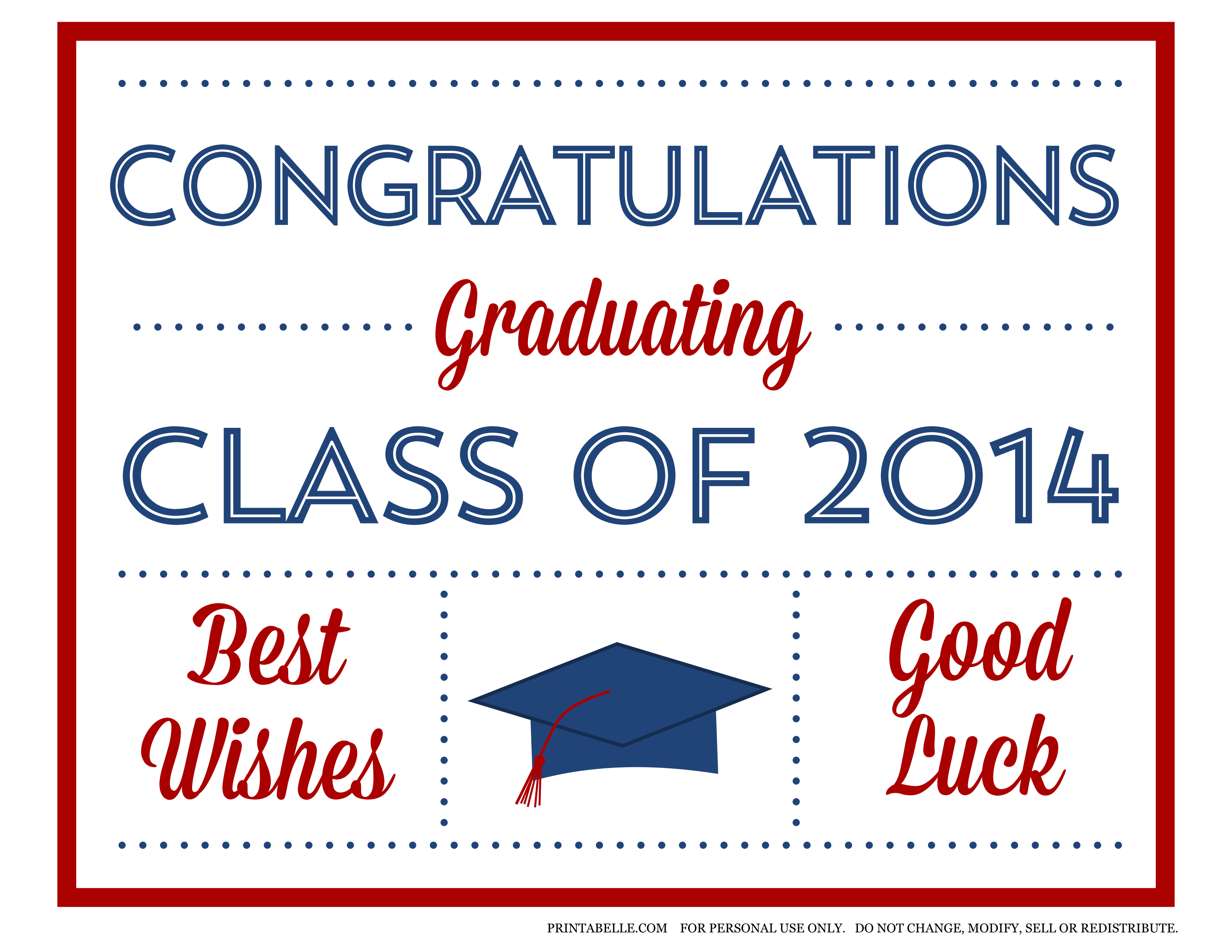 Graduation Invitation Templates 2014 Free