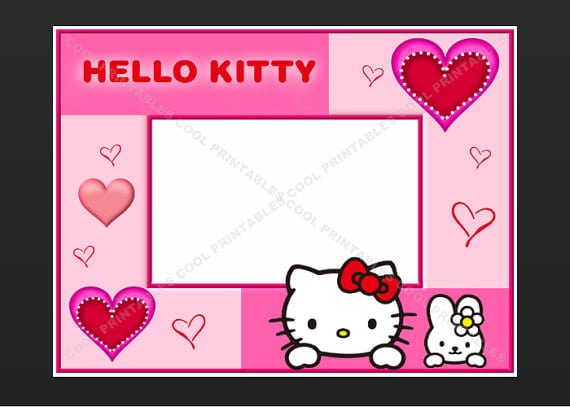 Hello Kitty Birthday Invitation Blank