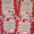 Birthday Party Invitation Hello Kitty