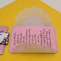 Hello Kitty Invitation Card