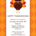 Invitation Your Thanksgiving Party