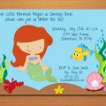 Little Mermaid Birthday Invitation Printable
