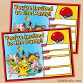 Pokemon Party Invitation