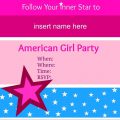 Printable Girl Invitation
