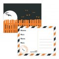 Halloween Postcard Invitation