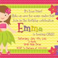 Printable Luau Invitation