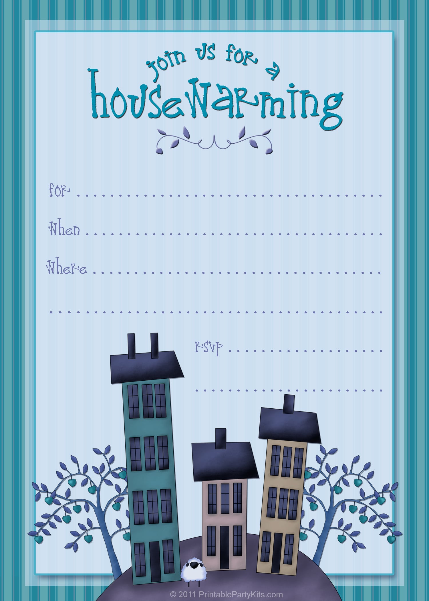 Printable Housewarming Party Invitations Free