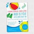 Printable Kids Pool Party Invitation Wording