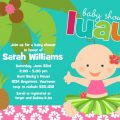 Free Printable Luau Baby Shower Invitation