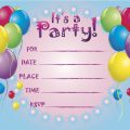 Printable Party Invitation For Kids